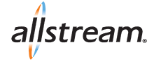Allstream logo — business fiber internet, SIP trunking, and unified communications supplier in the BizTech Ally partner network