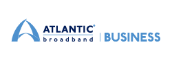 Atlantic Broadband Business (now Breezeline) logo — business broadband internet, ethernet, and hosted voice supplier available through BizTech Ally